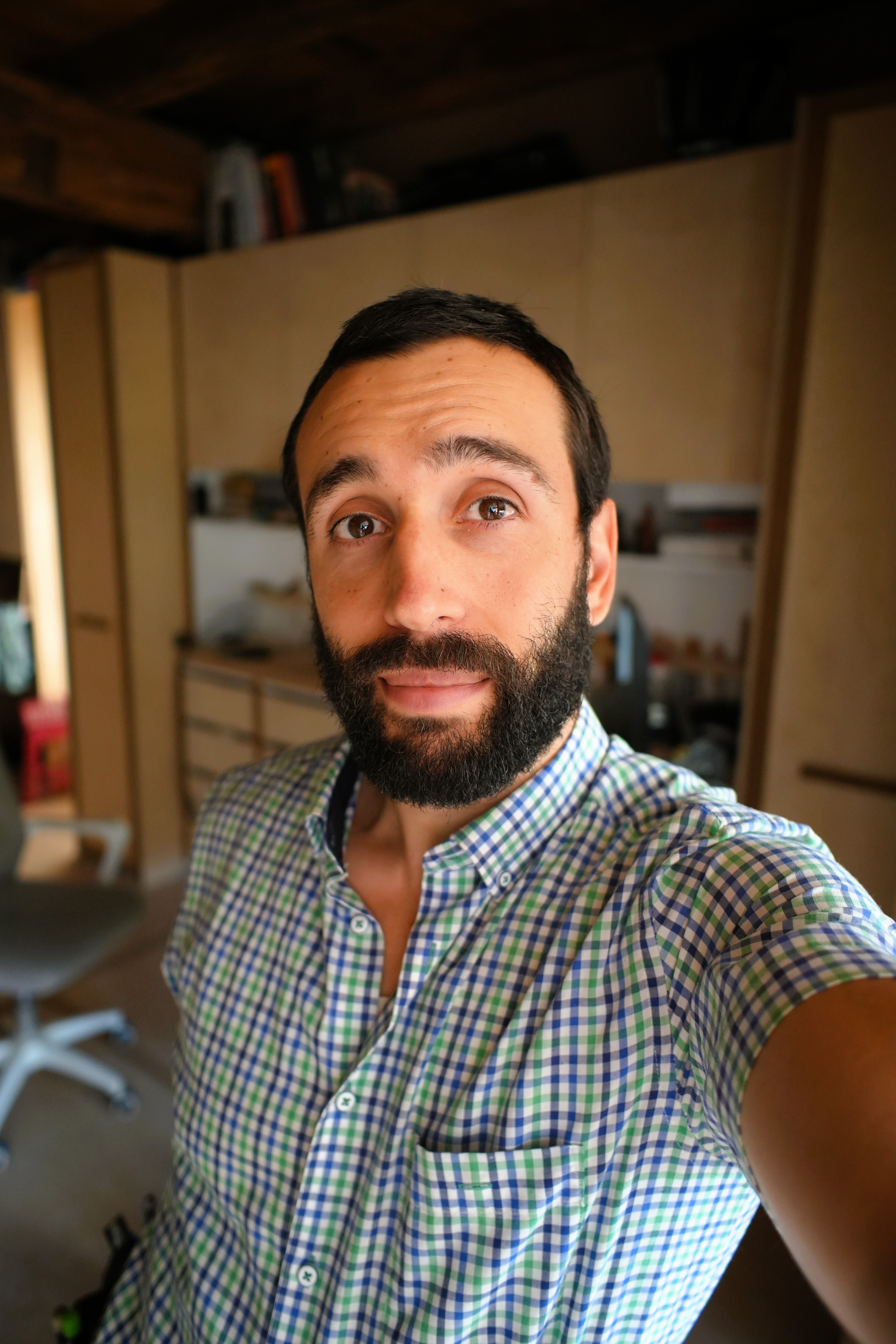 Fermín Lorda en su taller